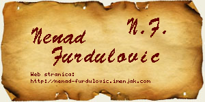 Nenad Furdulović vizit kartica